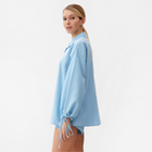Костюм женский: блузка, шорты, MINAKU: Casual Collection, размер 44, голубой - Фото 5