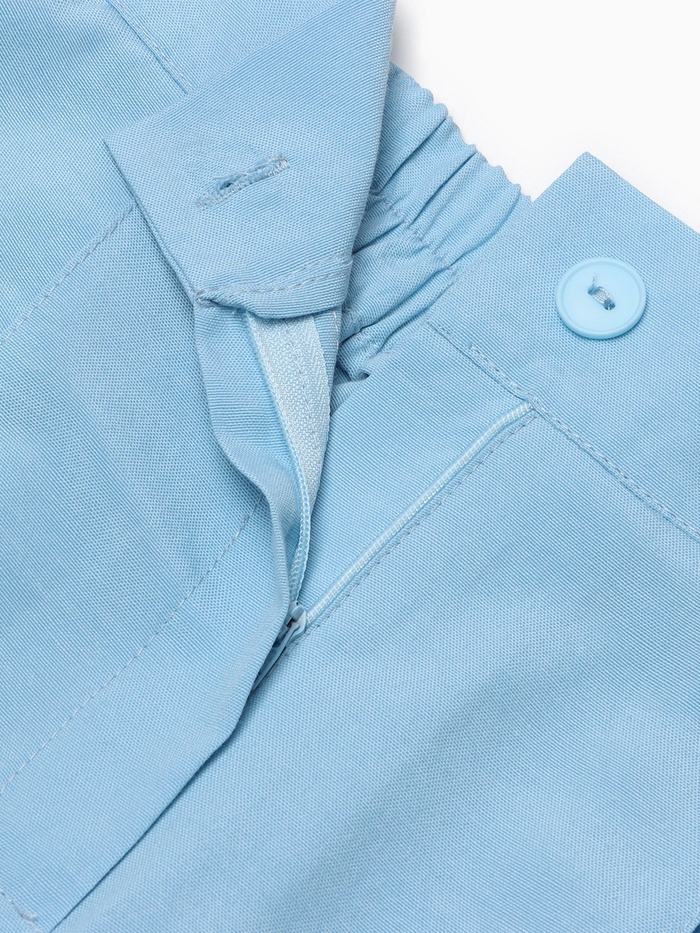 Костюм женский (блузка, шорты) MINAKU: Casual Collection цвет голубой, размер 48 52949