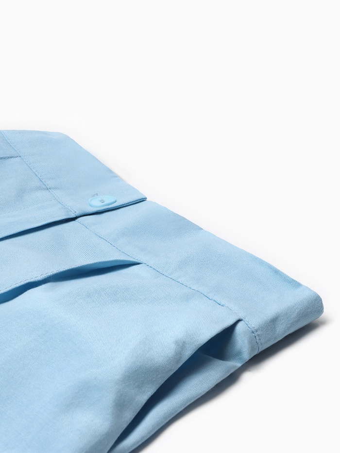 Костюм женский (блузка, шорты) MINAKU: Casual Collection цвет голубой, размер 48 52949