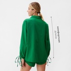 Костюм женский (блузка, шорты) MINAKU: Casual Collection цвет зелёный, размер 44 7531686
