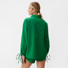 Костюм женский (блузка, шорты) MINAKU: Casual Collection цвет зелёный, размер 46 7531687