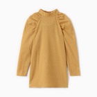 Платье детское MINAKU: Cotton collection цвет горчица, рост 122 - Фото 8