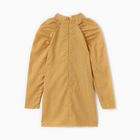 Платье детское MINAKU: Cotton collection цвет горчица, рост 128 - Фото 12