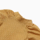 Платье детское MINAKU: Cotton collection цвет горчица, рост 128 - Фото 9