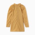 Платье детское MINAKU: Cotton collection цвет горчица, рост 146 - Фото 10