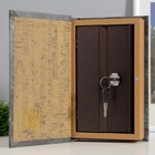 Шкатулка книга-сейф «Железная защита», дерево, с замком, 21×13×5 см - Фото 2