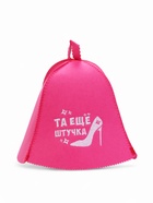 Шапка для бани и сауны «Та еще штучка», полиэфир, шерсть, «Добропаровъ» - Фото 5