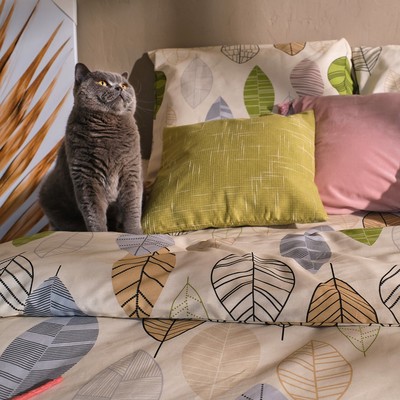 Постельное бельё 1.5-спальное «Этель» Foliage, бязь