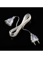 Удлинитель для комнатных гирлянд, 3 м, прозрачная нить, УМС-вилка - Фото 4