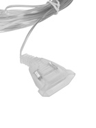 Удлинитель для комнатных гирлянд, 5 м, прозрачная нить, УМС-вилка - Фото 6