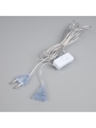 Удлинитель для комнатных гирлянд с выключателем, 5 м, прозрачная нить, УМС-вилка - Фото 10