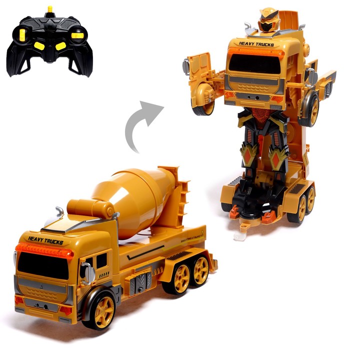 Робот радиоуправляемый «Грузовик», трансформируется, работает от аккумулятора, цвета МИКС 52953