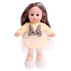 Кукла мягконабивная «Милашка» 32 см, со звуком, в платье - фото 3869403