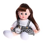 Кукла мягконабивная «Милашка» 32см, со звуком, в сарафане - фото 3869406