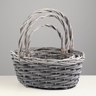 Набор корзин, 3шт, лоза, S:30*20*11*HH27, M:35*25*13*HH33, L:40*30*H15* HH38 см 7107525