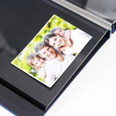 Фотоальбом магнитный 20 листов "Звёздная ночь в мегаполисе" чёрные листы 3х27х28 см