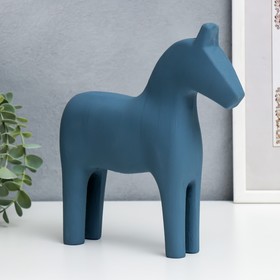 

Сувенир дерево "Конь синий матовый" 23,5х5,5х22 см