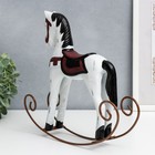 Фигурка дерево «Лошадка-качалка», белая с красным, 22×5×23 см - Фото 5