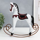 Фигурка дерево «Лошадка-качалка», белая с красным, 22×5×23 см - Фото 6