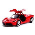 Машина металлическая «ГиперКар», 1:32, инерция, открываются двери, цвет МИКС, в пакете - фото 32085728