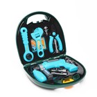 Игровой набор инструментов в чемоданчике, Синий трактор - фото 299091080