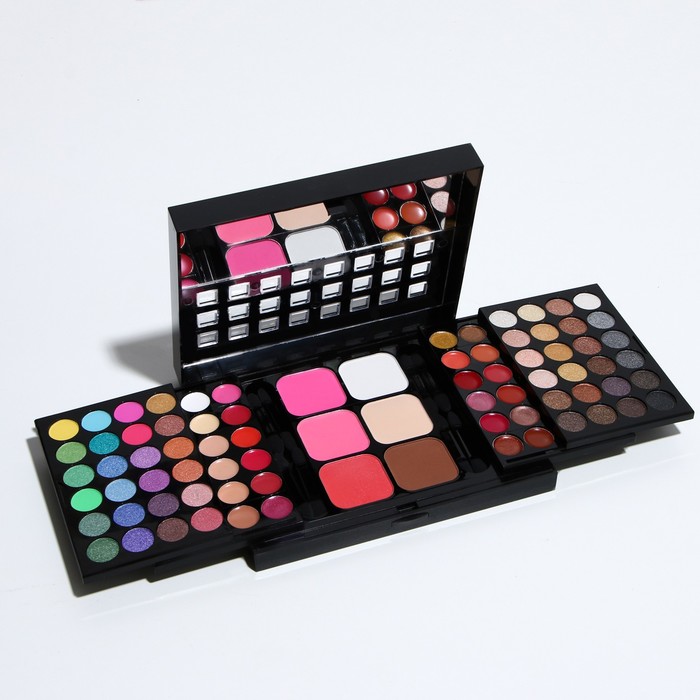 Профессиональный набор для макияжа (тени для век, блеск для губ, румяна, корректоры) - Фото 1