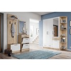 Тумба под обувь Денвер, 900х380х750, Дуб сонома/Белый - фото 21490781