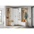 Тумба под обувь Денвер, 900х380х750, Дуб сонома/Белый - фото 21490783