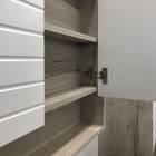 Зеркало шкаф для ванной комнаты Comforty «Клеон 60», 600×800 мм, цвет белый/дуб дымчатый - Фото 5