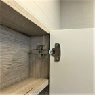 Зеркало шкаф для ванной комнаты Comforty «Клеон 75», 750×800 мм, цвет белый/дуб дымчатый - Фото 6