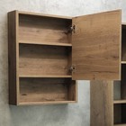 Зеркало шкаф Comforty Марио 60 для ванной комнаты, цвет дуб тёмный - Фото 4