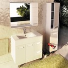 Зеркало шкаф Comforty Модена М-90 для ванной комнаты, цвет белый матовый 7729770 - фото 319751524