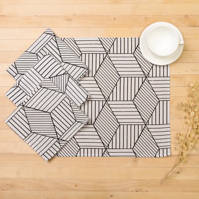 Набор декоративных салфеток «Доляна», 40×40 см, 4 шт.