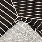 Набор декоративных салфеток «Доляна. Тренд», 40×40 см, 4 шт., чёрный, 100% п/э - Фото 3