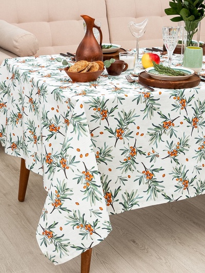 Скатерть «Этель» Berry garden 149×110 см, 100% хлопок, репс 210 г/м²