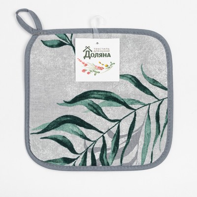 Прихватка Доляна Tropics, 19×19 см, 100% хлопок, ватин 250 г/м²