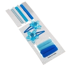 набор для волос классика( 10 шт резинок 2 зажима ромашка) - Фото 1