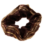 резинка для волос ткань кант шелковый полоса, микс - Фото 1