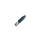 Коннектор серо-синий "СТОНФ", диаметр 1.8 мм, 10 шт. - фото 9576159
