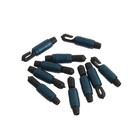 Коннектор серо-синий "СТОНФ", диаметр 2 мм, 10 шт. 7726771