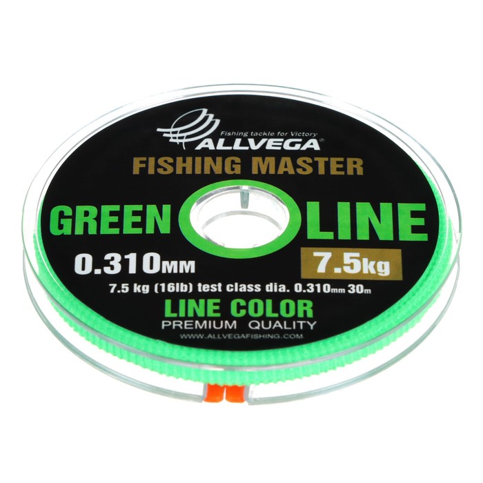 Леска монофильная ALLVEGA Fishing Master, диаметр 0.310 мм, тест 7.5 кг, 30  м, голубая (9335949) - Купить по цене от 119.00 руб.