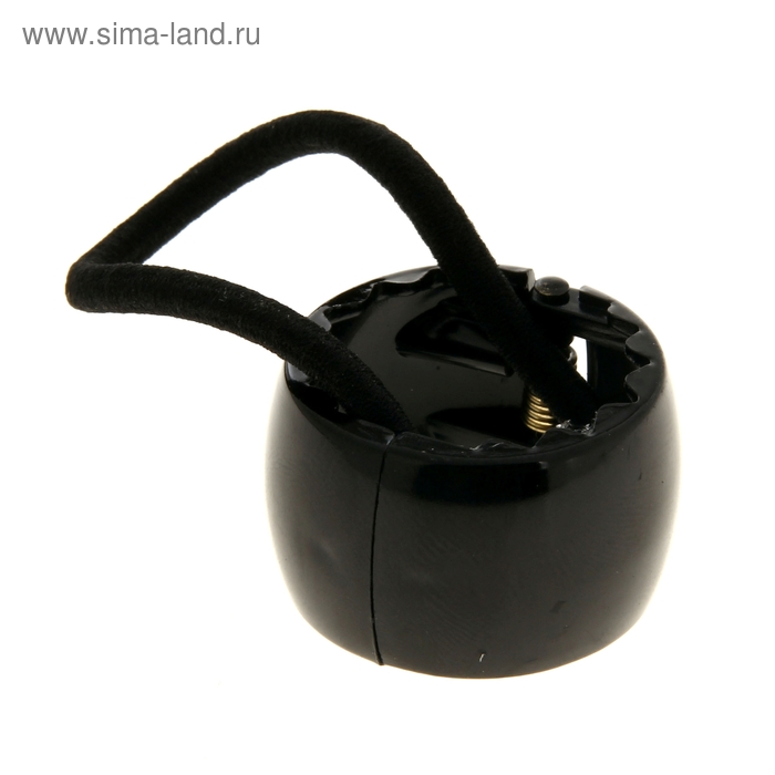 резинка для волос "Модная штучка" черная классика - Фото 1