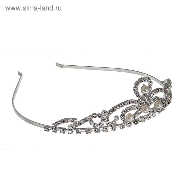 диадема для волос "Мерцание" перл - Фото 1