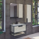 Тумба-умывальник COMFORTY «Бонн-75» цвет дуб дымчатый, с раковиной COMFORTY 75E - Фото 2