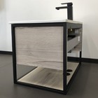 Тумба-умывальник COMFORTY «Бонн-75» цвет дуб дымчатый, с раковиной COMFORTY 75E - Фото 9