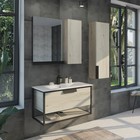 Тумба-умывальник COMFORTY «Бонн-90» цвет дуб дымчатый, с раковиной Quadro 90 - Фото 2