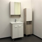 Тумба-умывальник COMFORTY «Клеон-60Н» цвет белый/дуб дымчатый, с раковиной COMFORTY 9060M - Фото 6