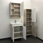 Тумба-умывальник COMFORTY «Клеон-60Н» цвет белый/дуб дымчатый, с раковиной COMFORTY 9060M - Фото 7