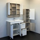 Тумба-умывальник COMFORTY «Клеон-90Н» цвет белый/дуб дымчатый, с раковиной COMFORTY 9090M - Фото 7