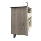 Тумба-умывальник COMFORTY «Клеон-90Н» цвет белый/дуб дымчатый, с раковиной COMFORTY 9090M - Фото 10